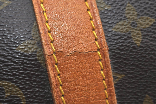 Authentic Louis Vuitton Monogram Keepall Bandouliere 60 M41412 Boston Bag 2751I