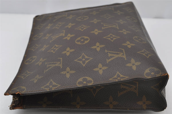 Auth Louis Vuitton Monogram Poche Toilette 26 Cosmetics Pouch Old Model LV 2751J
