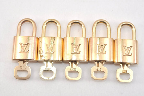 Authentic Louis Vuitton Padlock & Keys 10Set LV 2751L