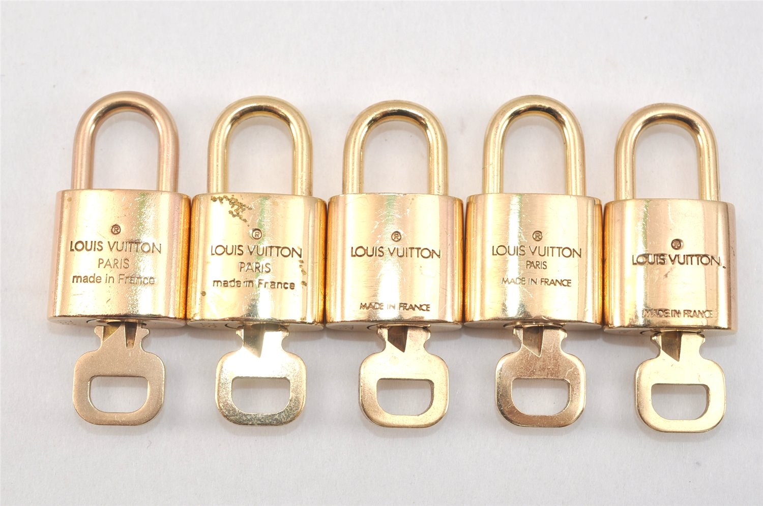 Authentic Louis Vuitton Padlock & Keys 10Set LV 2751L