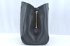 Auth Louis Vuitton Monogram Empreinte Montaigne MM Hand Bag Black Junk 2752I