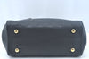 Auth Louis Vuitton Monogram Empreinte Montaigne MM Hand Bag Black Junk 2752I