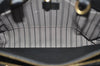 Auth Louis Vuitton Monogram Empreinte Montaigne MM Hand Bag Black Junk 2752I