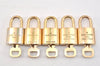 Authentic Louis Vuitton Padlock & Keys 10Set LV 2752L