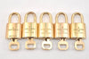 Authentic Louis Vuitton Padlock & Keys 10Set LV 2752L