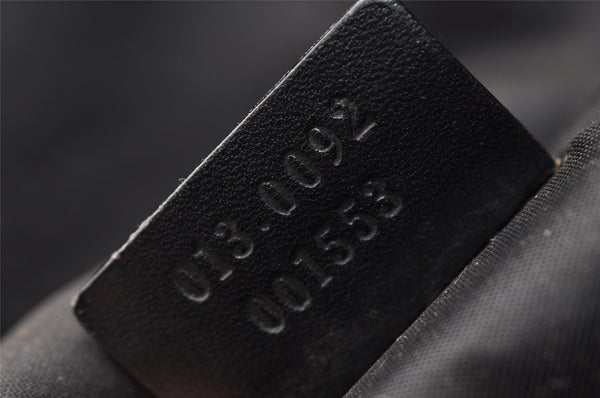 Authentic GUCCI 2Way Shoulder Hand Bag Nylon Leather 0130092 Black 2754I