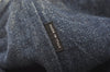 Authentic PRADA DENIM Vintage Canapa M 2Way Shoulder Hand Bag B2642B Blue 2754J