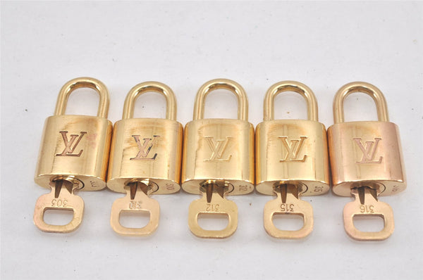 Authentic Louis Vuitton Padlock & Keys 10Set LV 2754L