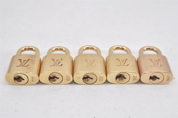 Authentic Louis Vuitton Padlock & Keys 10Set LV 2754L