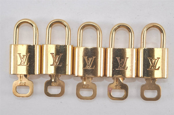 Authentic Louis Vuitton Padlock & Keys 10Set LV 2754L