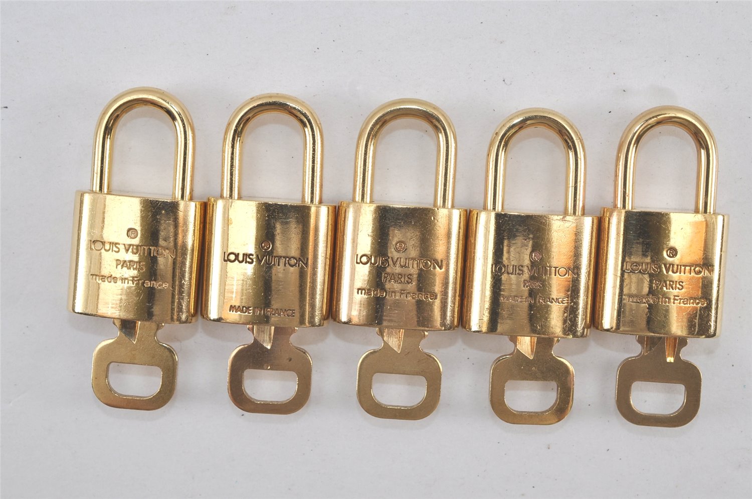 Authentic Louis Vuitton Padlock & Keys 10Set LV 2754L