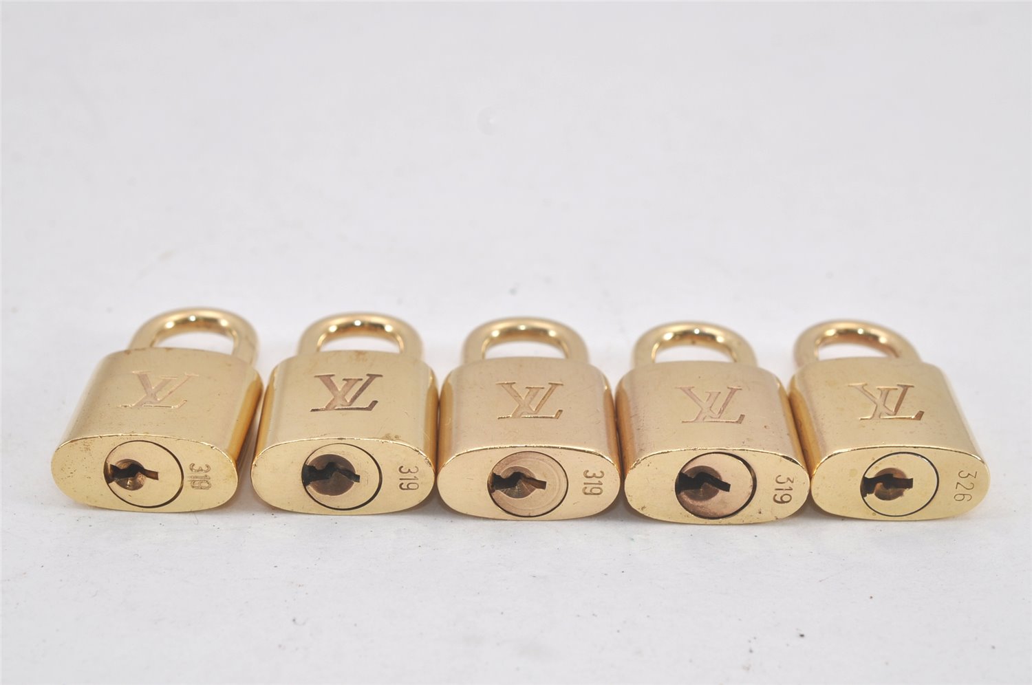 Authentic Louis Vuitton Padlock & Keys 10Set LV 2754L