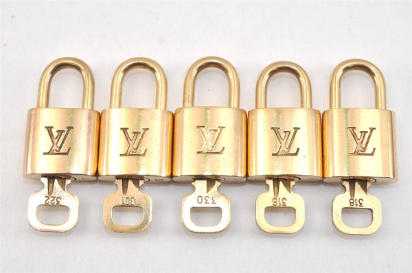 Authentic Louis Vuitton Padlock & Keys 10Set LV 2755L