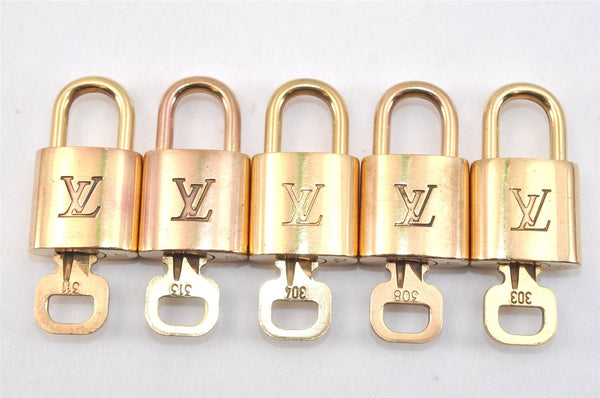 Authentic Louis Vuitton Padlock & Keys 10Set LV 2755L