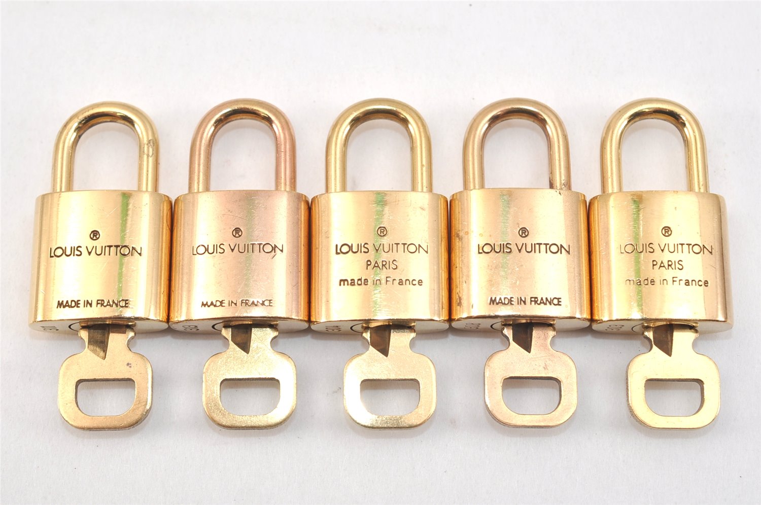 Authentic Louis Vuitton Padlock & Keys 10Set LV 2755L