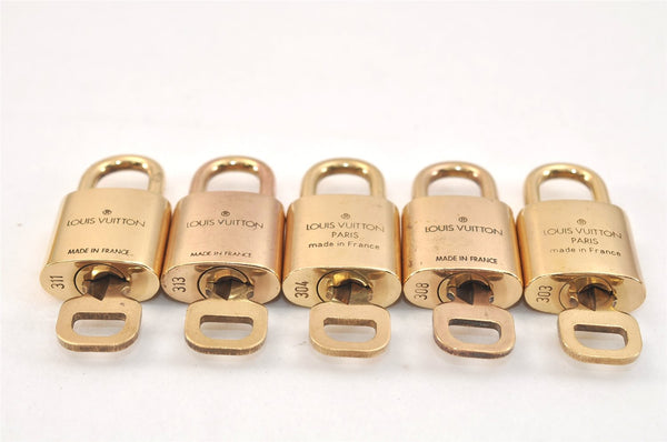 Authentic Louis Vuitton Padlock & Keys 10Set LV 2755L