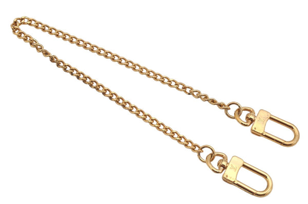 Authentic Louis Vuitton Chain Strap Gold 12.8" LV 2756K