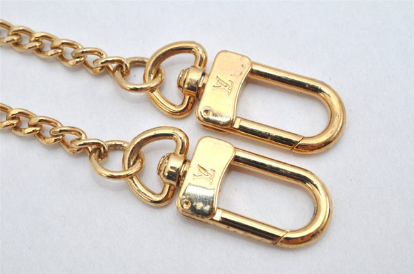 Authentic Louis Vuitton Chain Strap Gold 12.8" LV 2756K