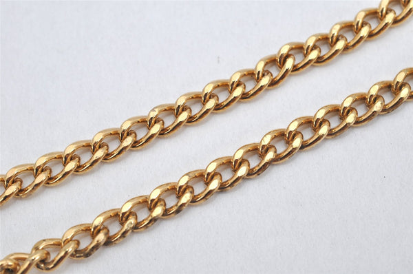 Authentic Louis Vuitton Chain Strap Gold 12.8" LV 2756K
