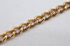 Authentic Louis Vuitton Chain Strap Gold 12.8" LV 2756K