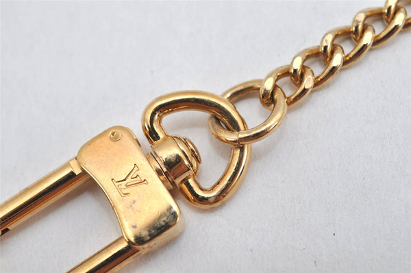 Authentic Louis Vuitton Chain Strap Gold 12.8" LV 2756K