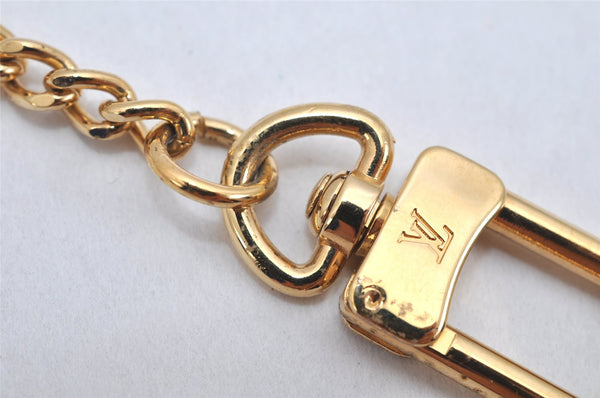 Authentic Louis Vuitton Chain Strap Gold 12.8" LV 2756K