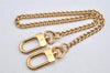 Authentic Louis Vuitton Chain Strap Gold 12.8" LV 2756K