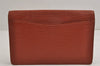 Authentic Louis Vuitton Epi Montaigne 23 Clutch Hand Bag Brown M52663 LV 2757J