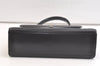 Authentic GIVENCHY Vintage Leather Shoulder Hand Bag Purse Black 2757K