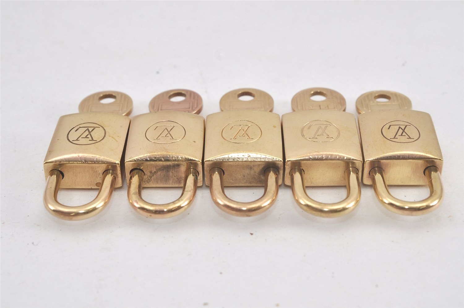 Authentic Louis Vuitton Padlock & Keys 10Set Old Model LV 2757L