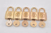 Authentic Louis Vuitton Padlock & Keys 10Set Old Model LV 2757L