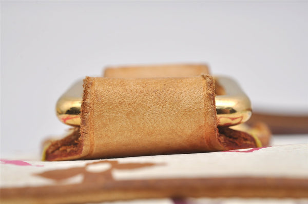 Auth Louis Vuitton Monogram Multicolor Trouville Hand Bag White M92663 LV 2758J