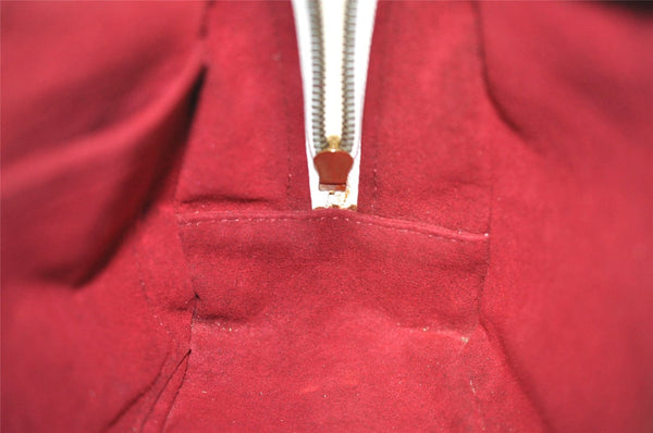 Auth Louis Vuitton Monogram Multicolor Trouville Hand Bag White M92663 LV 2758J