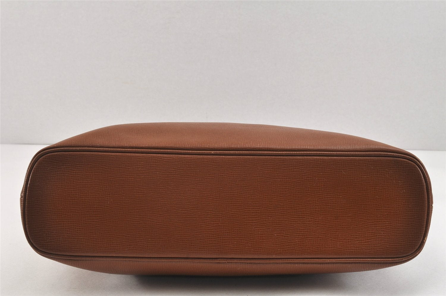 Authentic Burberrys Vintage Leather Shoulder Hand Bag Purse Brown 2758K