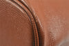 Authentic Burberrys Vintage Leather Shoulder Hand Bag Purse Brown 2758K