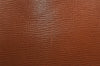 Authentic Burberrys Vintage Leather Shoulder Hand Bag Purse Brown 2758K