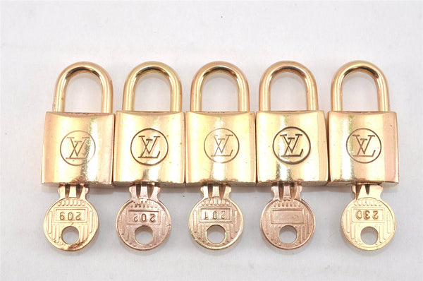 Authentic Louis Vuitton Padlock & Keys 10Set Old Model LV 2758L