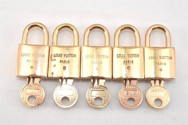 Authentic Louis Vuitton Padlock & Keys 10Set Old Model LV 2758L