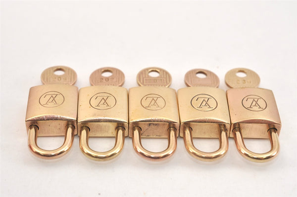 Authentic Louis Vuitton Padlock & Keys 10Set Old Model LV 2758L