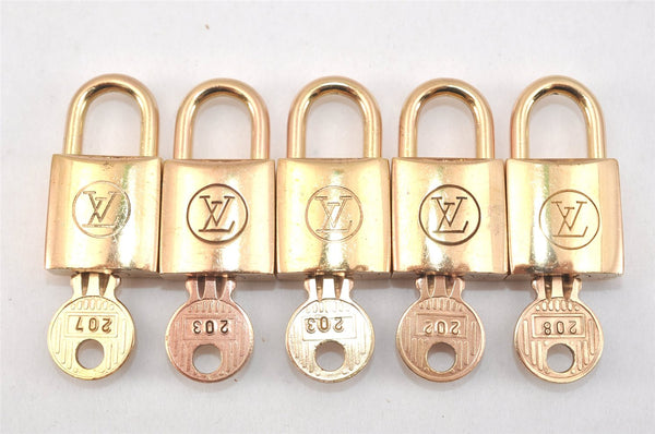 Authentic Louis Vuitton Padlock & Keys 10Set Old Model LV 2758L