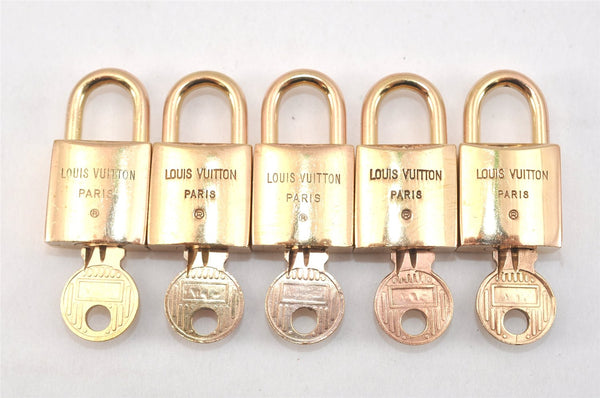 Authentic Louis Vuitton Padlock & Keys 10Set Old Model LV 2758L