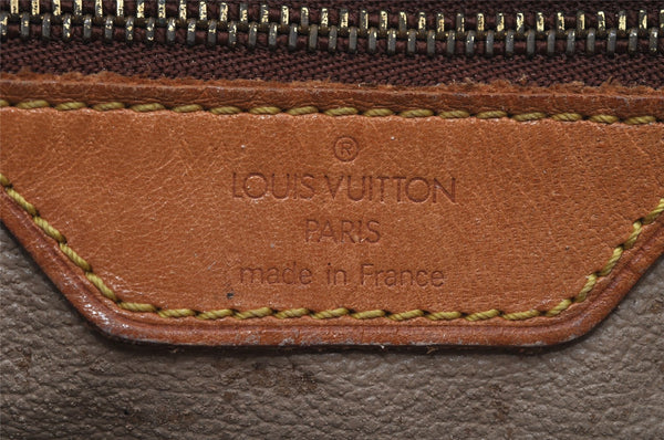 Authentic Louis Vuitton Monogram Bucket PM Shoulder Tote Bag M42238 Junk 2759J