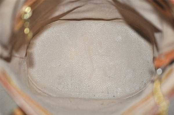 Authentic Louis Vuitton Monogram Bucket PM Shoulder Tote Bag M42238 Junk 2759J