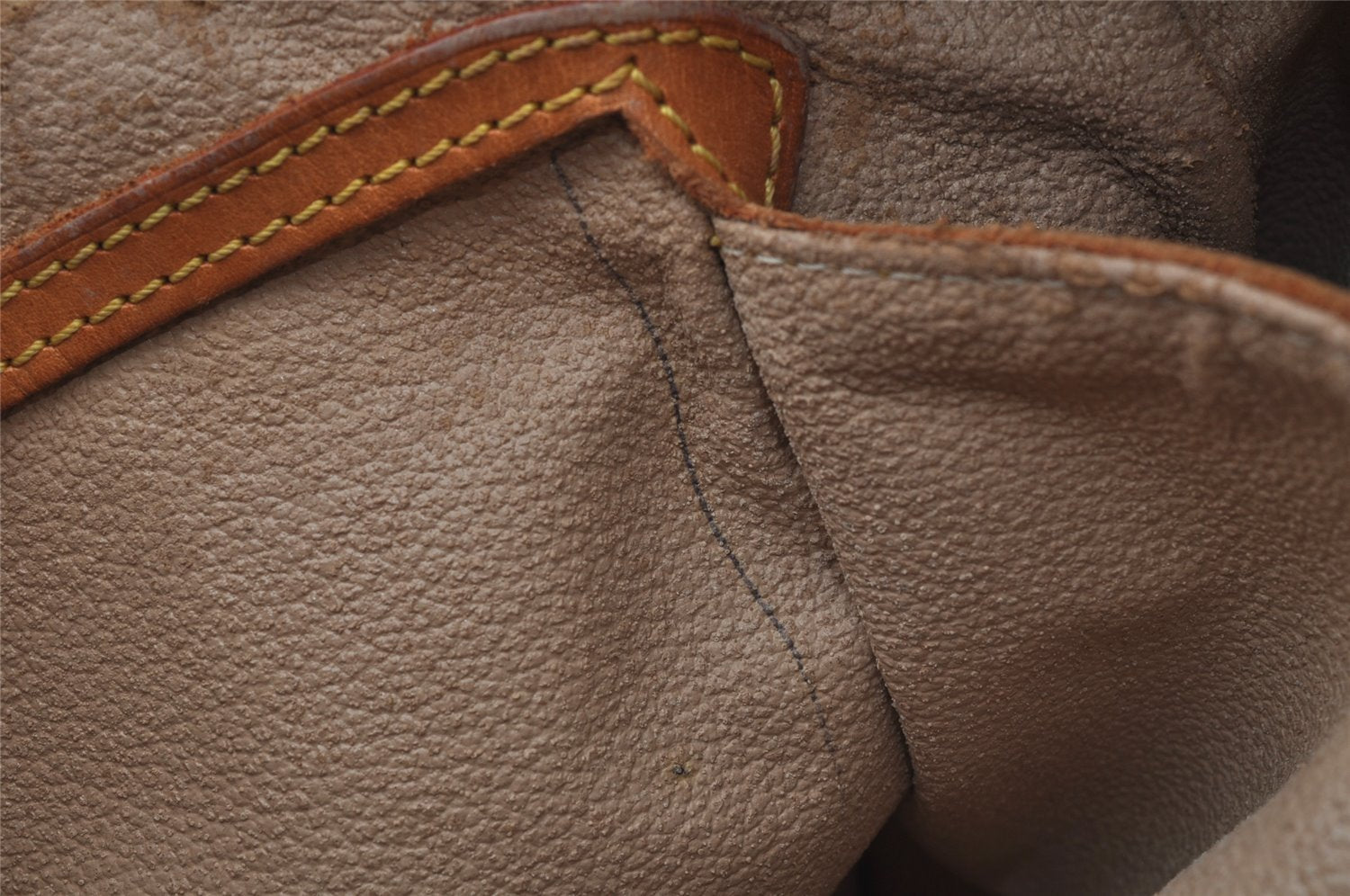 Authentic Louis Vuitton Monogram Bucket PM Shoulder Tote Bag M42238 Junk 2759J