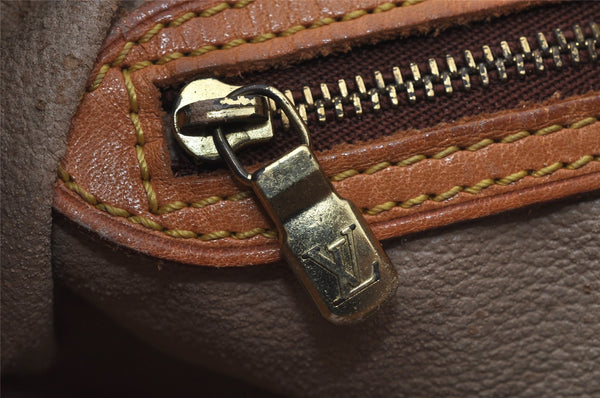 Authentic Louis Vuitton Monogram Bucket PM Shoulder Tote Bag M42238 Junk 2759J