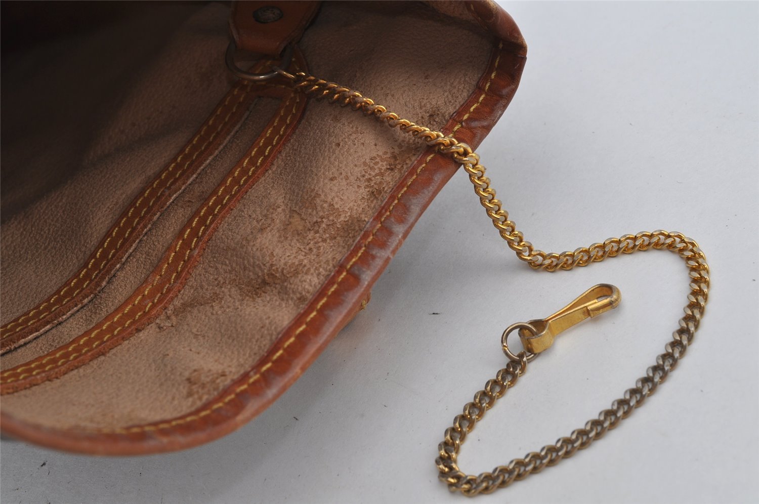 Authentic Louis Vuitton Monogram Bucket PM Shoulder Tote Bag M42238 Junk 2759J