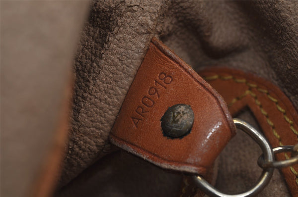 Authentic Louis Vuitton Monogram Bucket PM Shoulder Tote Bag M42238 Junk 2759J