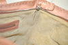 Authentic FENDI Vintage Selleria Shoulder Tote Bag Leather Pink 2759K