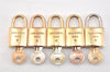 Authentic Louis Vuitton Padlock & Keys 10Set Old Model LV 2759L