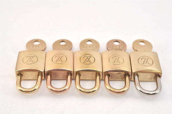 Authentic Louis Vuitton Padlock & Keys 10Set Old Model LV 2759L